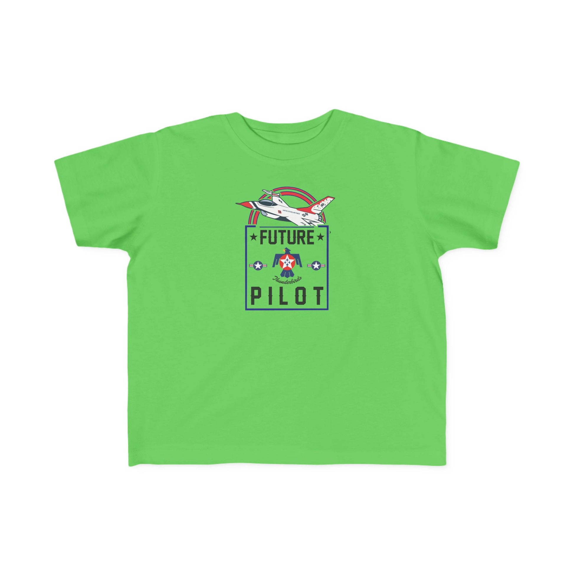 Future Thunderbirds Pilot (front only) - Toddler Jersey T-Shirt