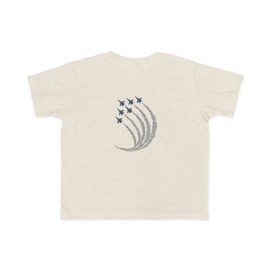 Future Blue Angels Pilot (front/back) - Toddler Jersey T-Shirt