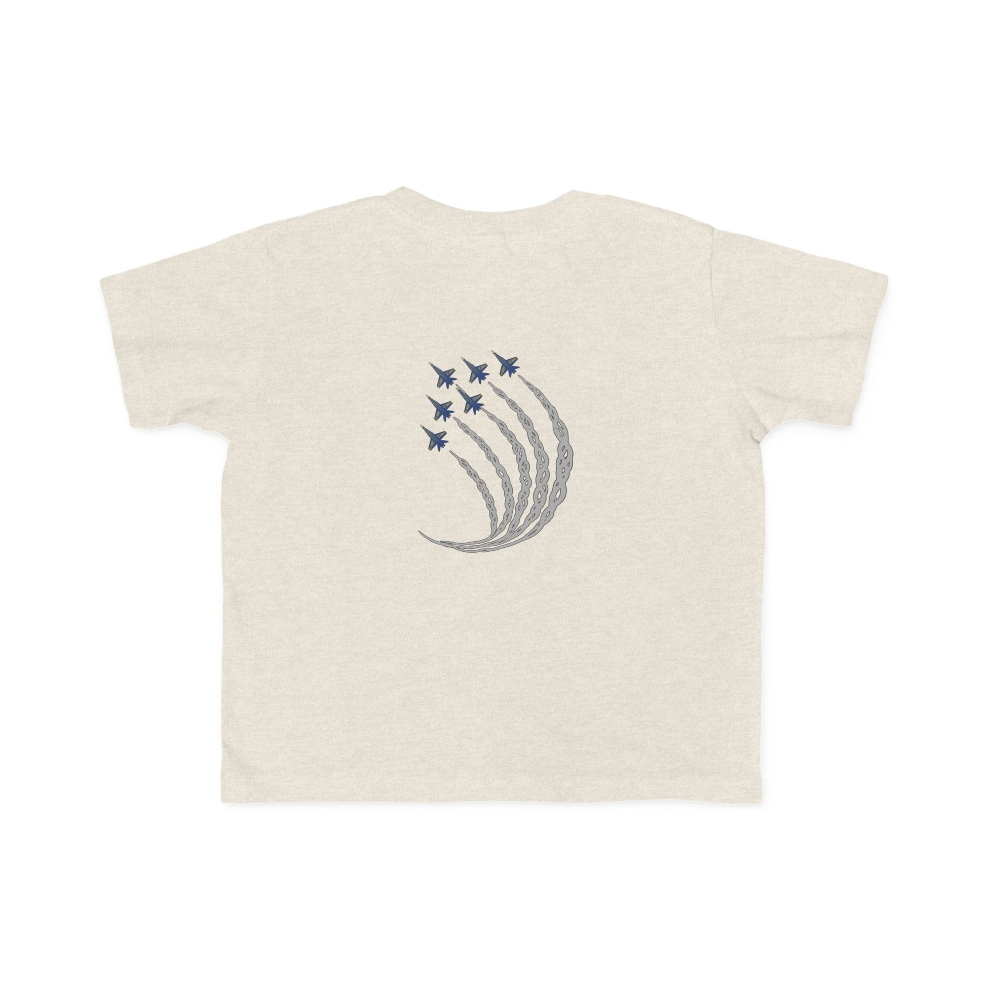 Future Blue Angels Pilot (front/back) - Toddler Jersey T-Shirt