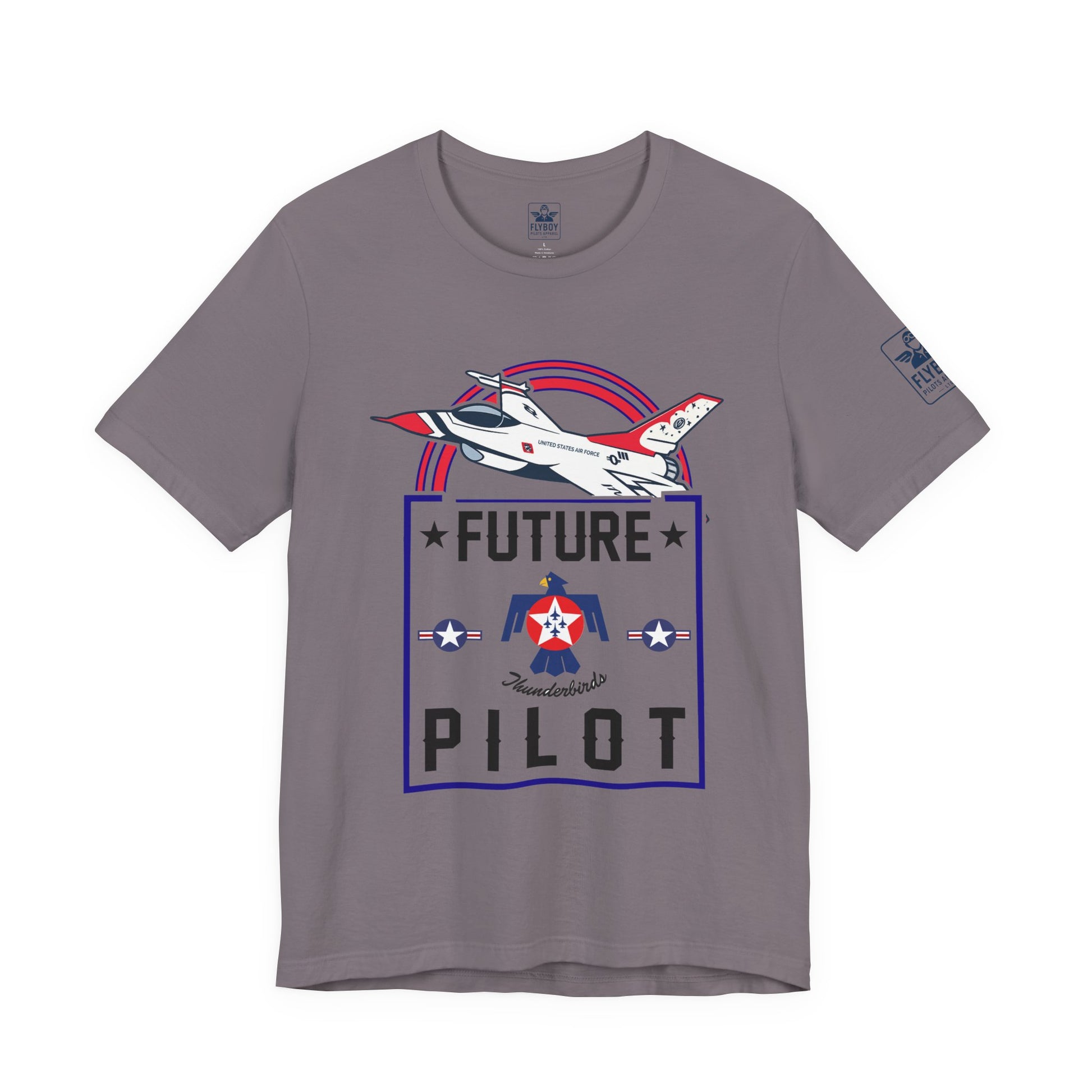 Future Thunderbirds Pilot (front/back)- Young Adult/Teen Jersey Tee