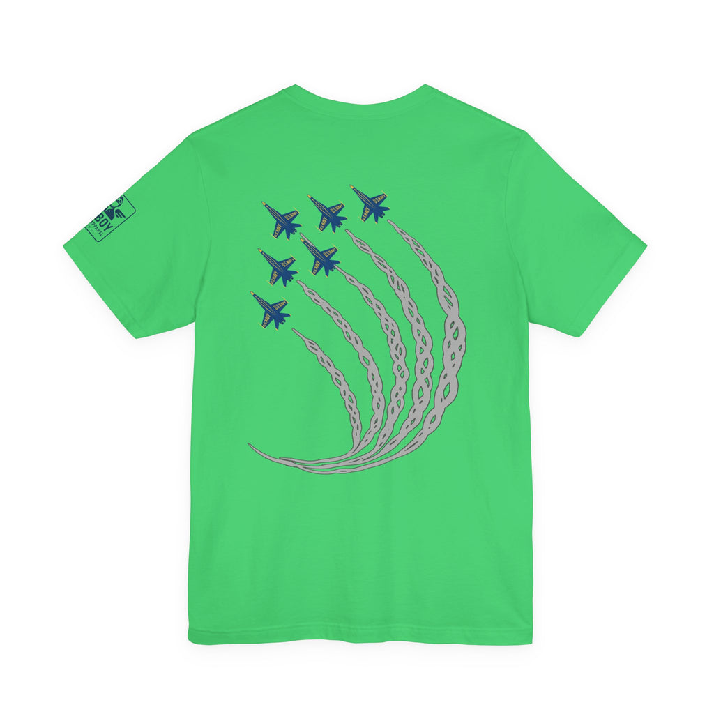 Future Blue Angels Pilot (front/back)- Young Adult/Teen Jersey Tee