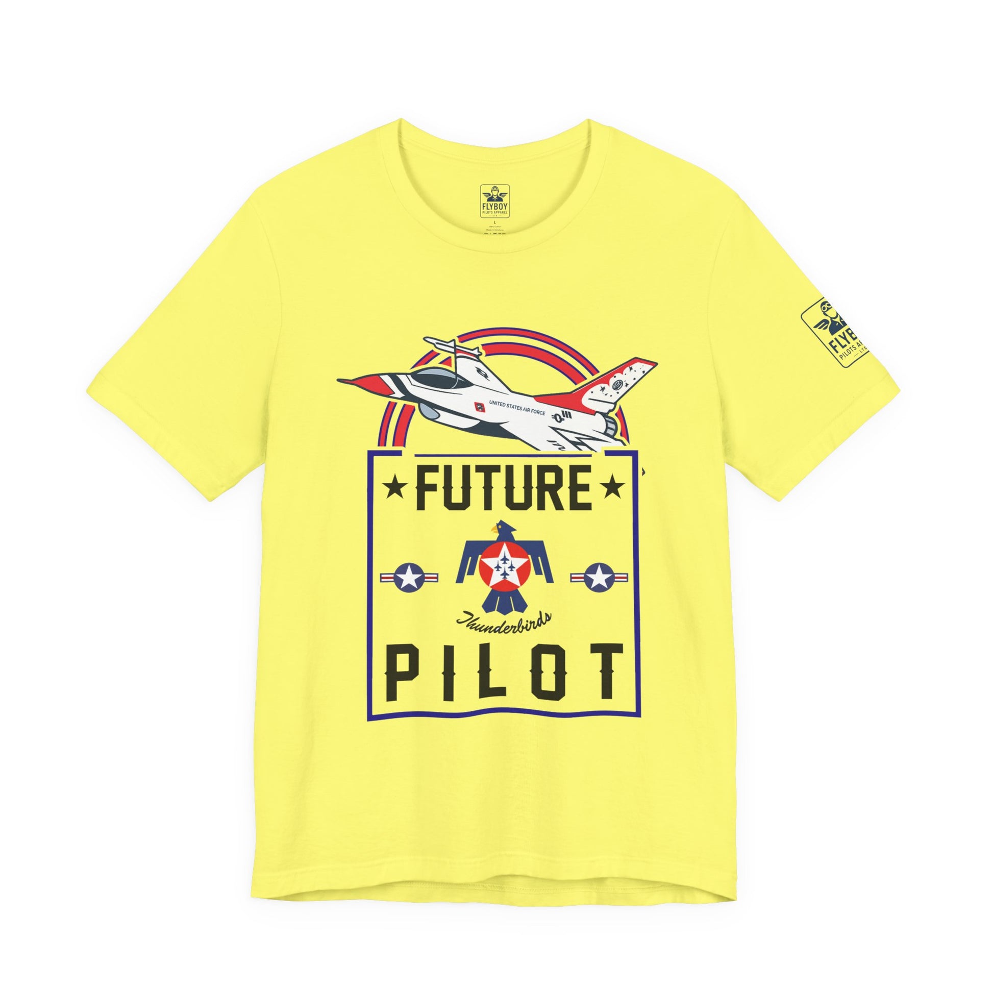 Future Thunderbirds Pilot (front/back)- Young Adult/Teen Jersey Tee
