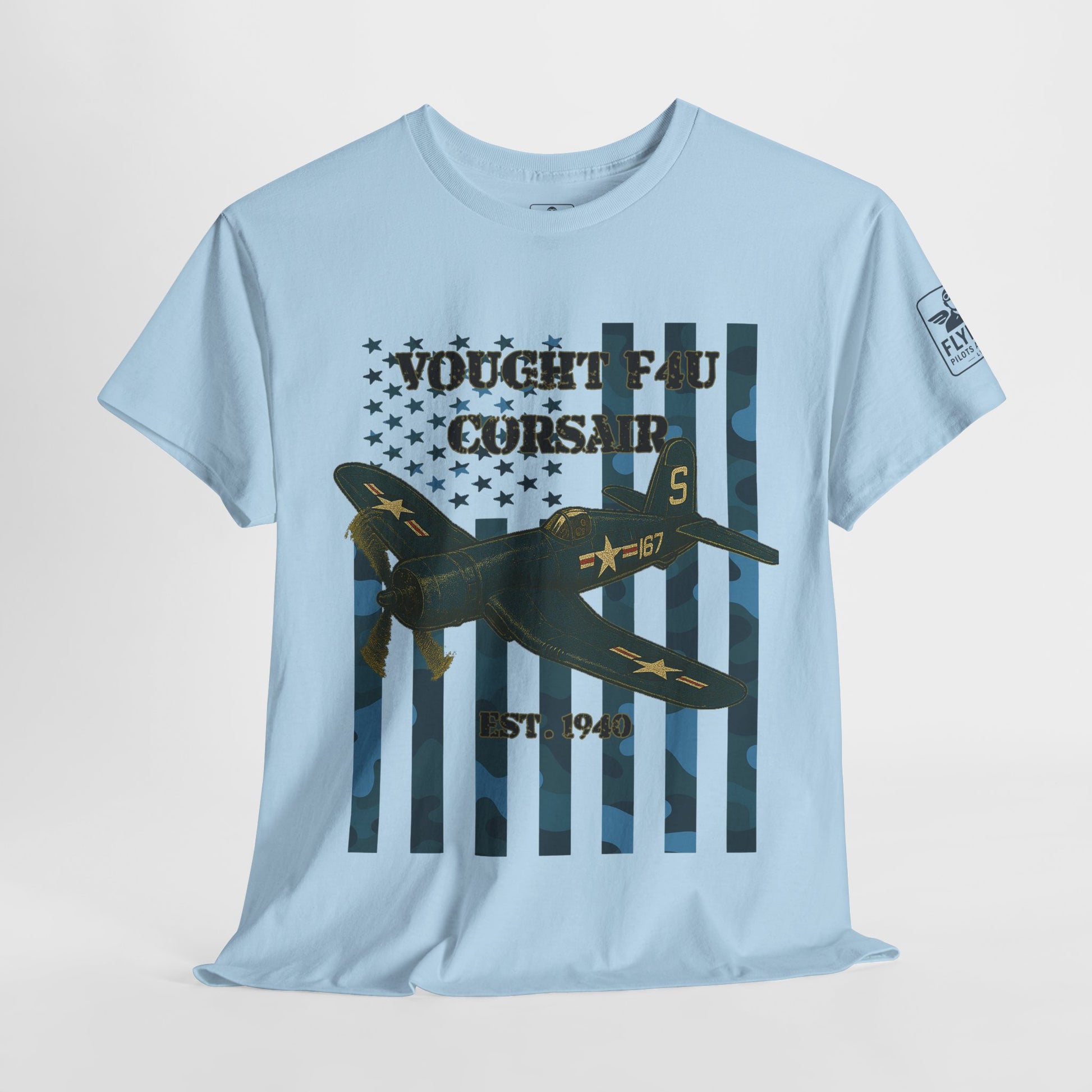 F4U Corsair Camo Flag - T-Shirt