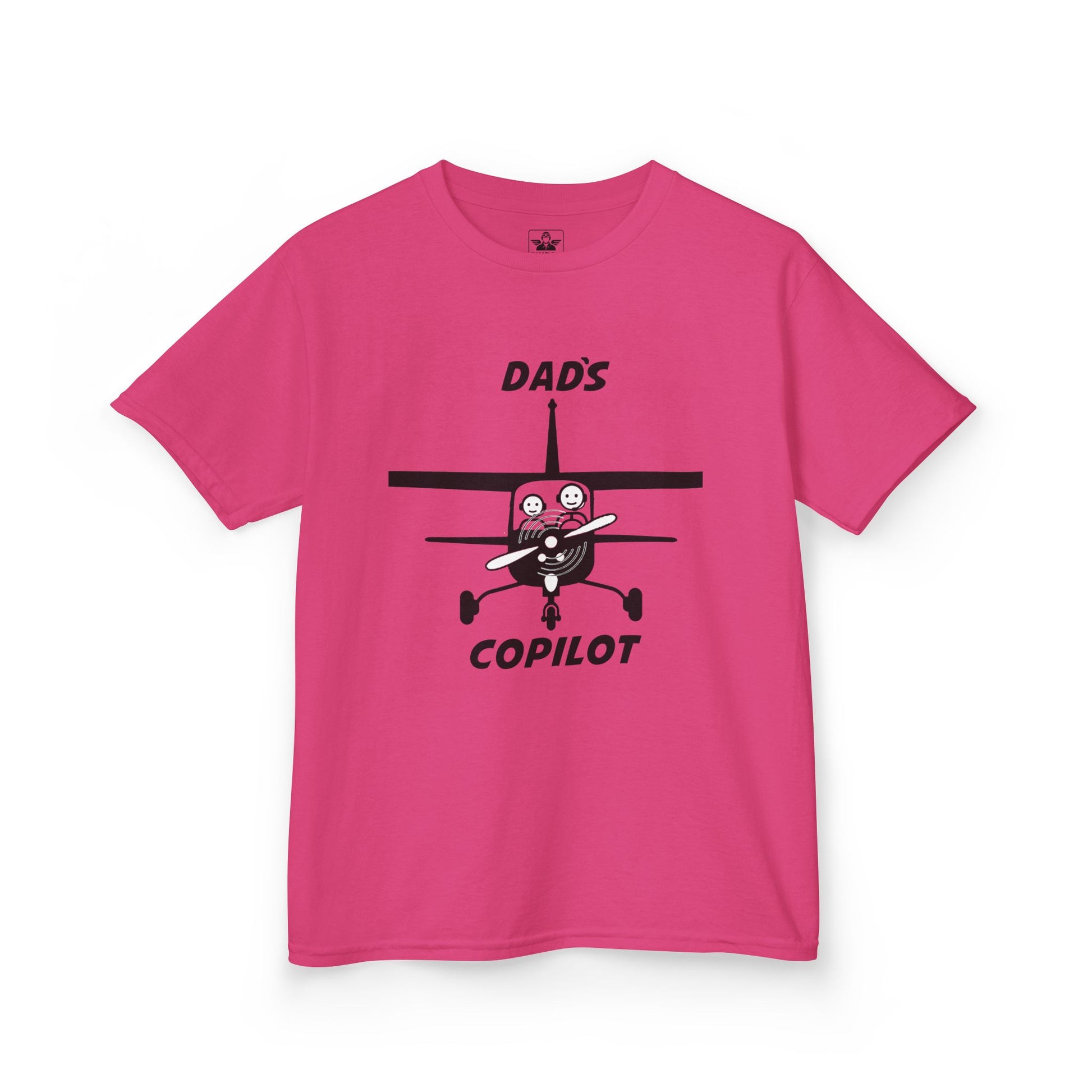 Dad's Copilot - Youth Cotton Tee