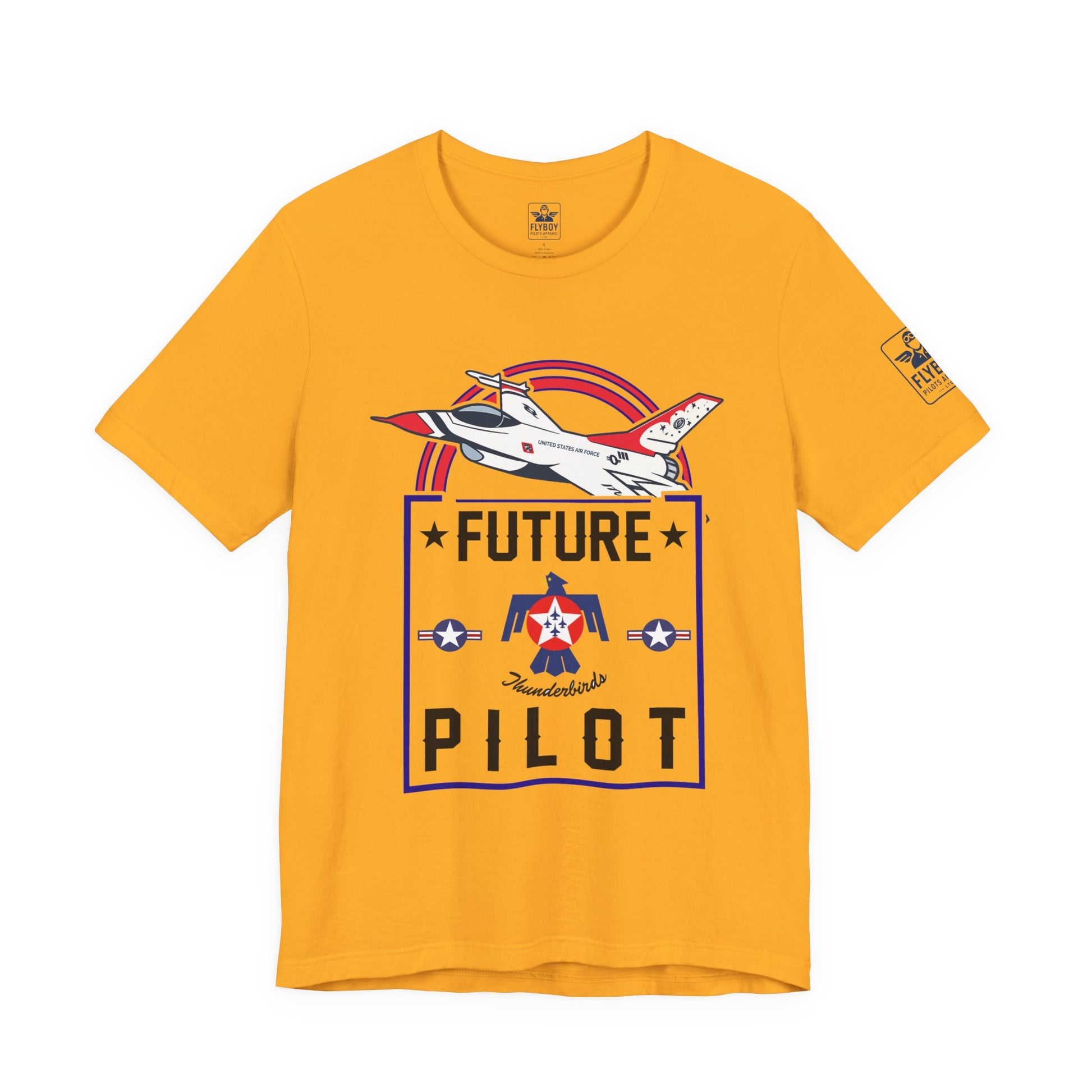 Future Thunderbirds Pilot (front/back)- Young Adult/Teen Jersey Tee