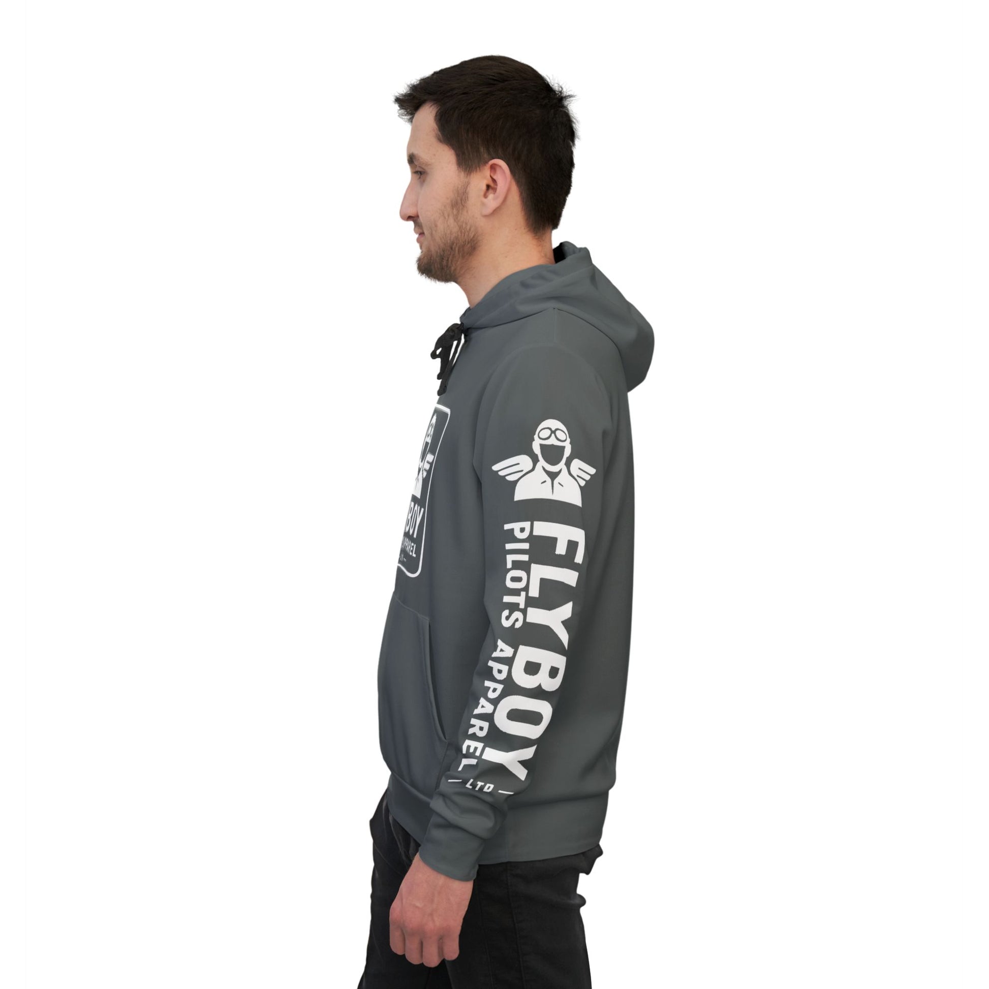 Flyboy Logo - Athletic hooded sweatshirt