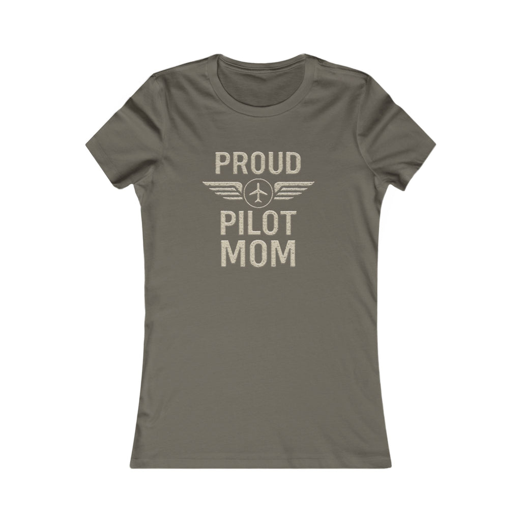 Proud Pilot Mom -  Ladies Crew Neck