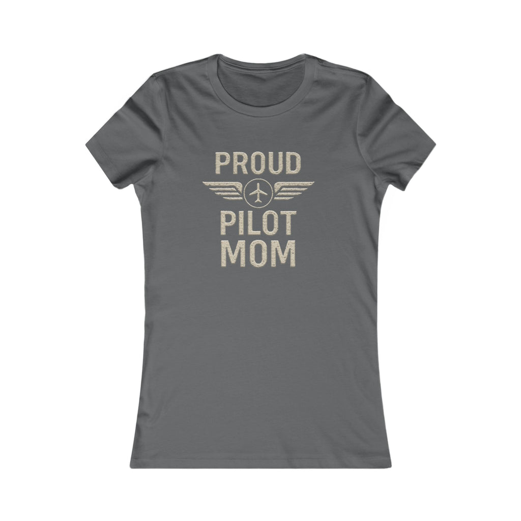 Proud Pilot Mom -  Ladies Crew Neck