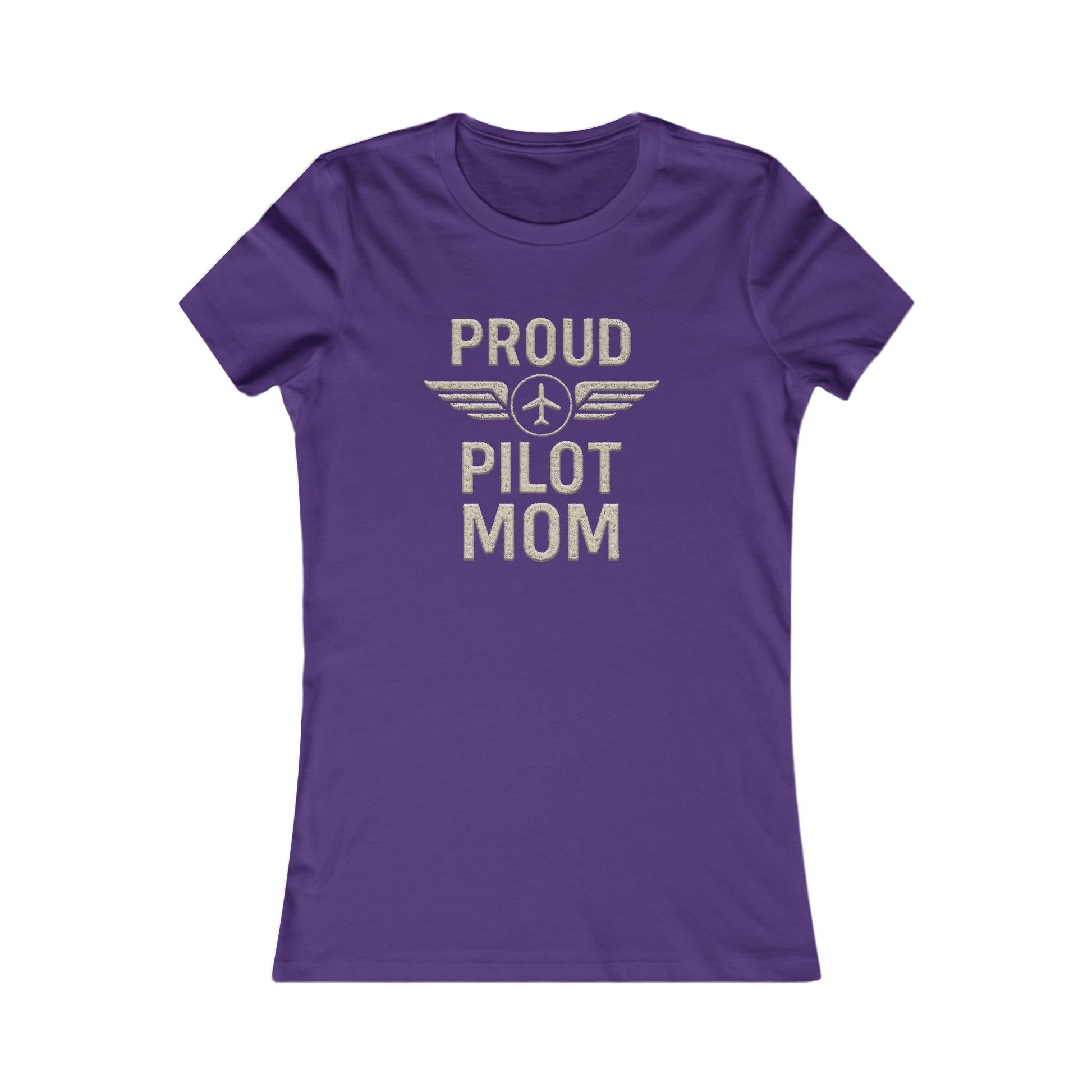 Proud Pilot Mom -  Ladies Crew Neck