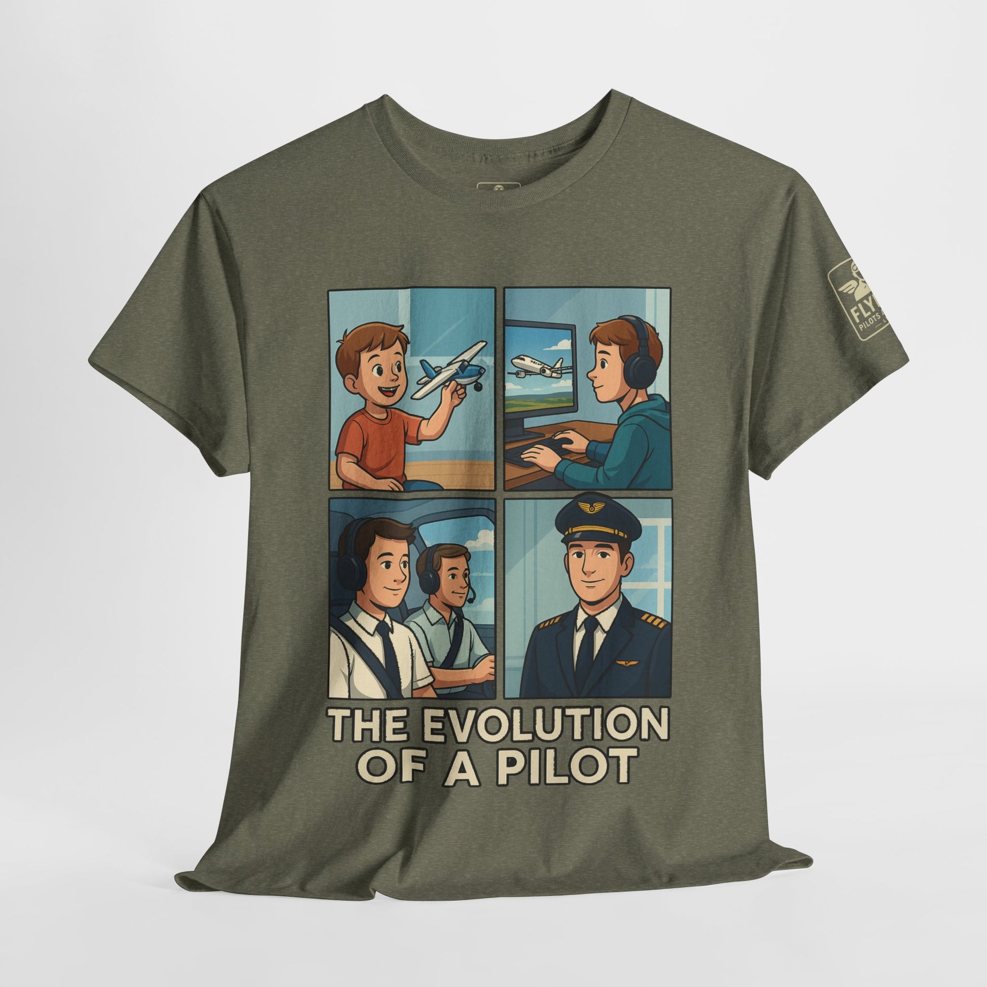 Evolution of a Pilot - T-Shirt