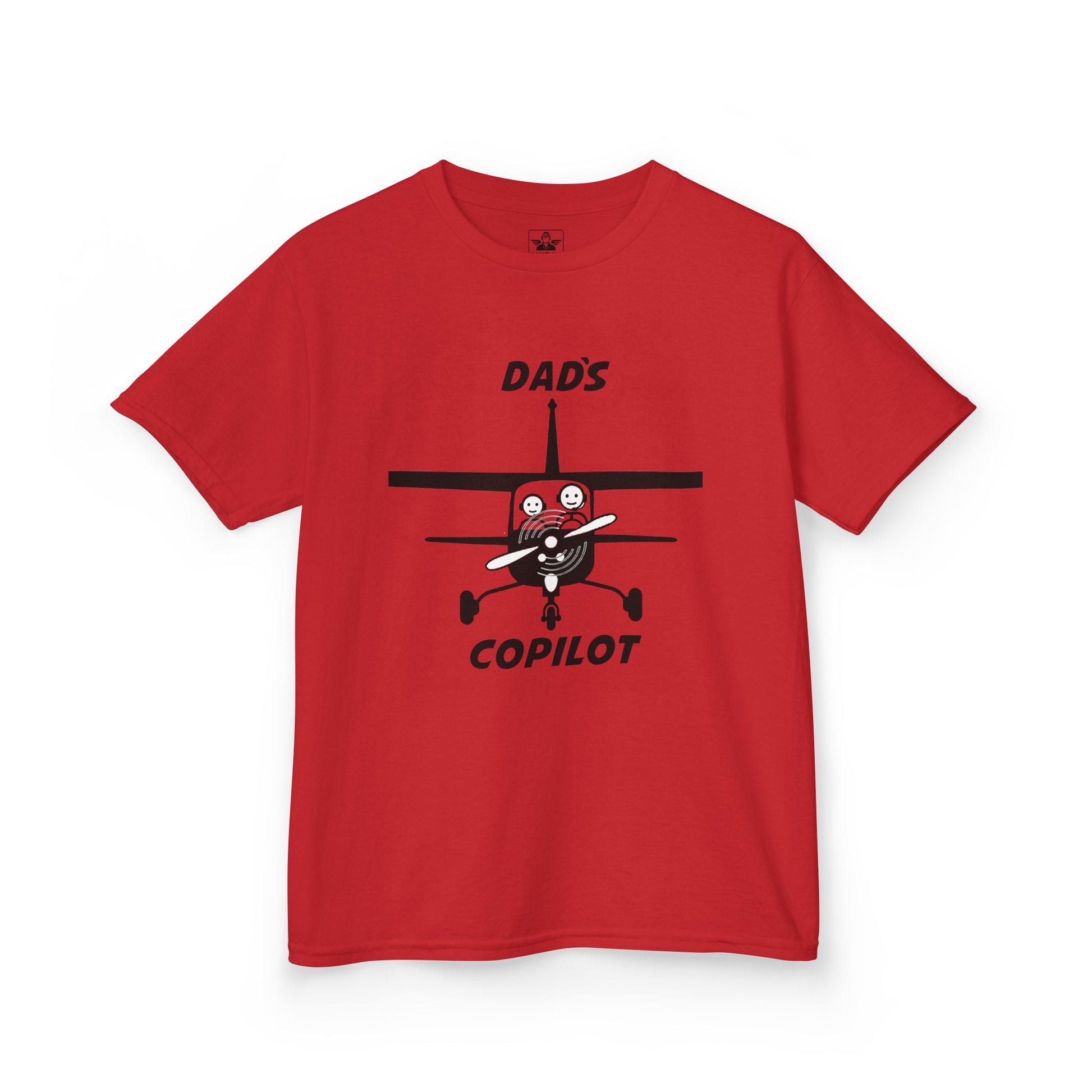 Dad's Copilot - Youth Cotton Tee