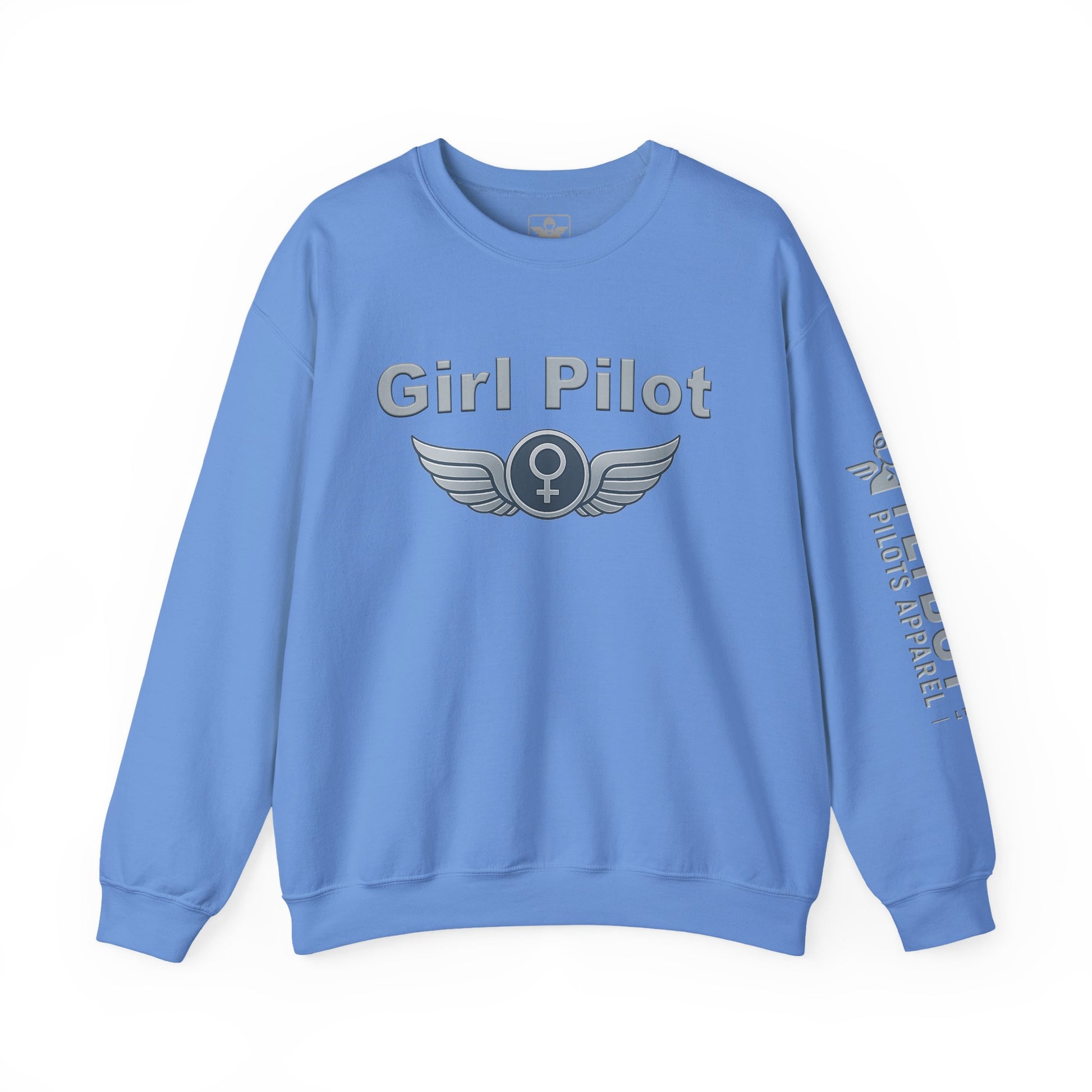 Girl Pilot - Crew Neck Sweatshirt