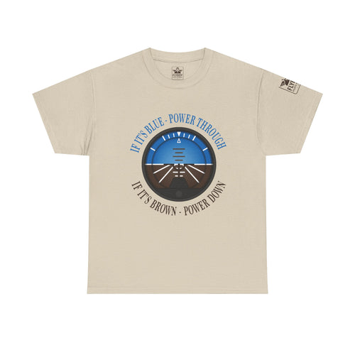 Blue, Power Through - Brown, Power Down