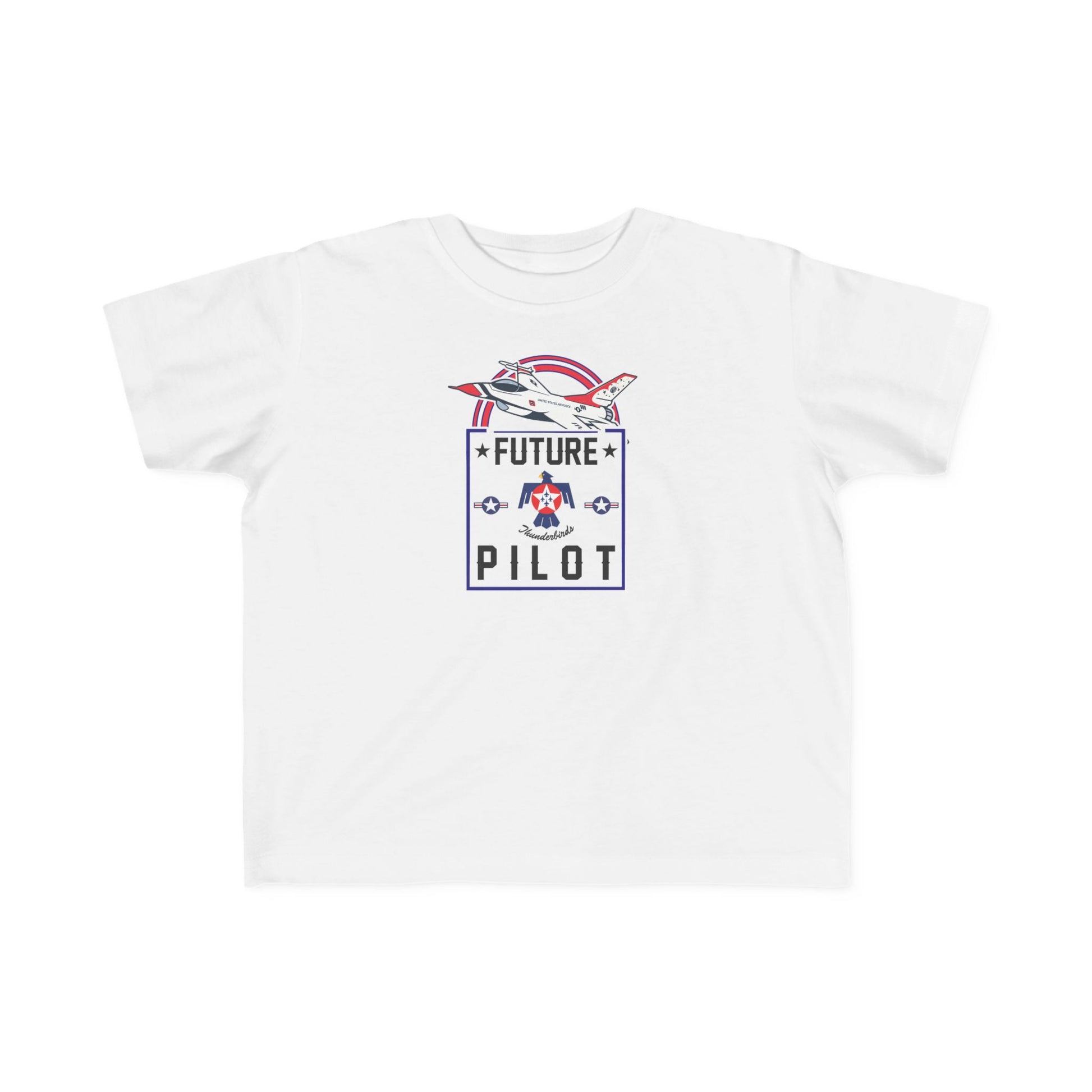 Future Thunderbirds Pilot (front only) - Toddler Jersey T-Shirt