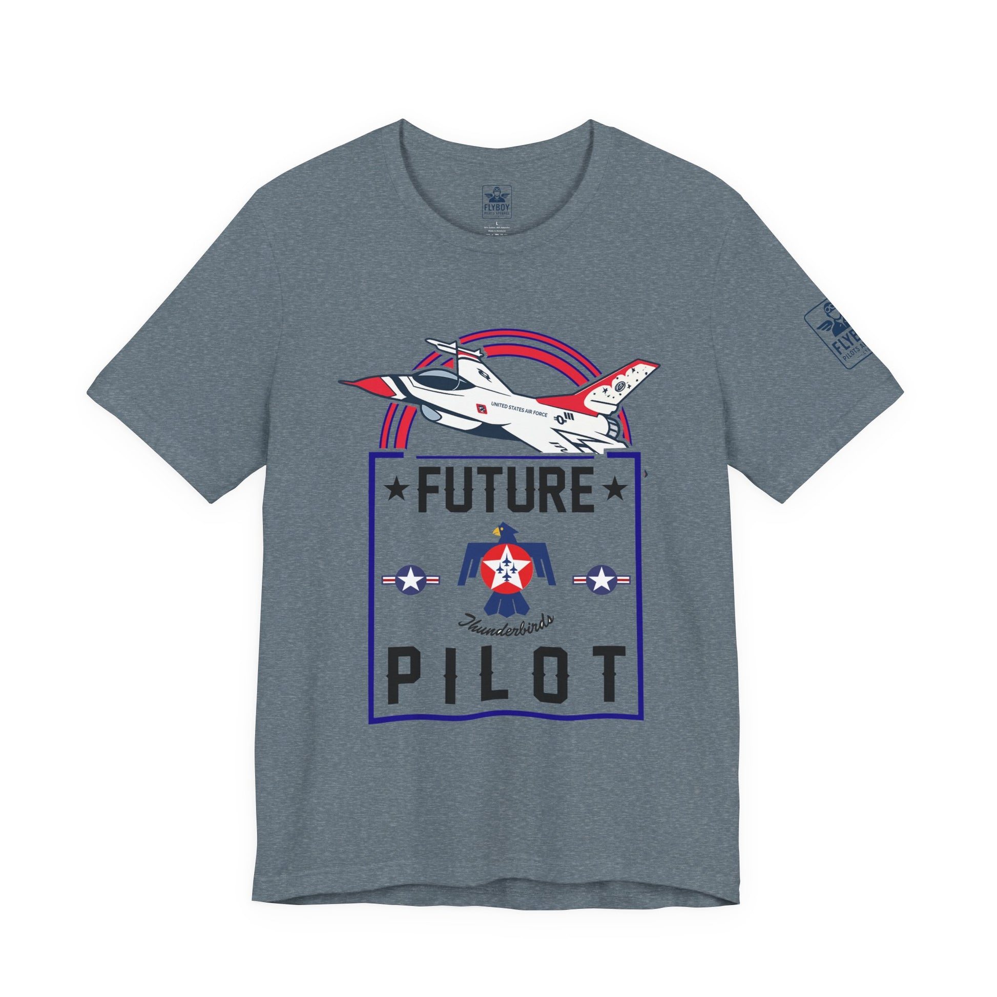 Future Thunderbirds Pilot (front/back)- Young Adult/Teen Jersey Tee