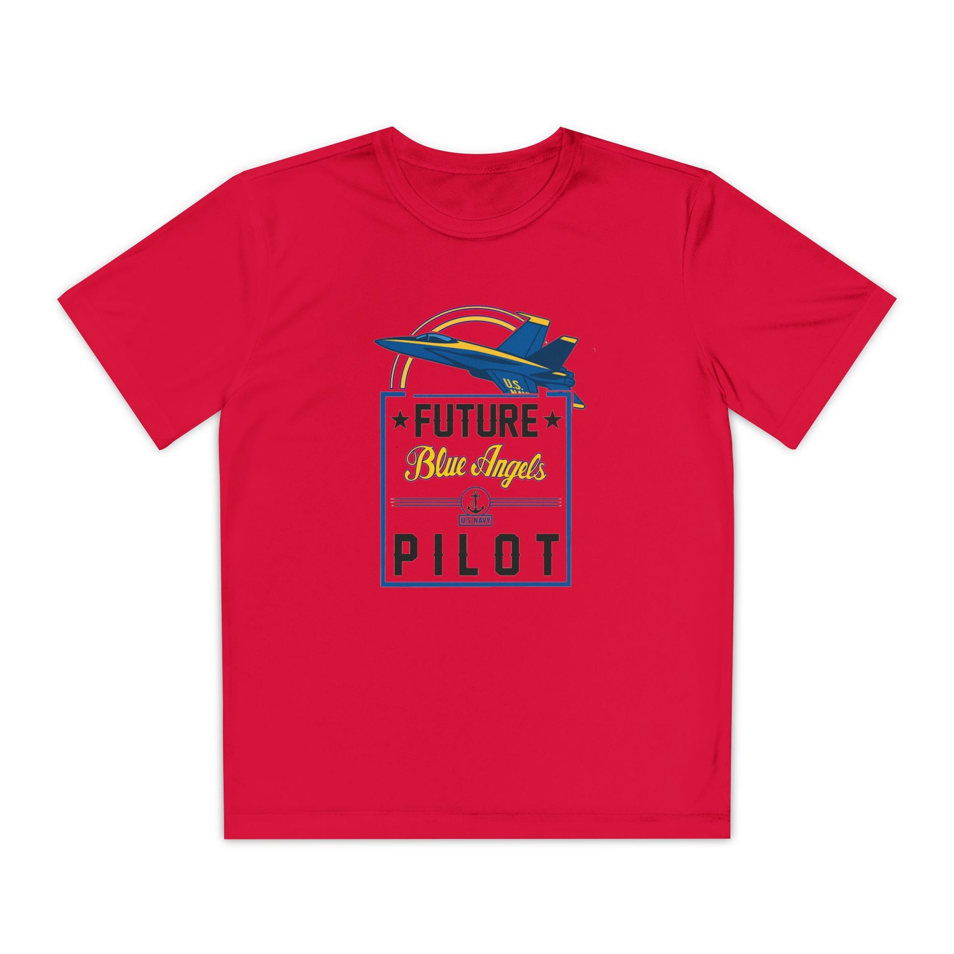 Future Blue Angels Pilot (front/back)- Youth Jersey Tee