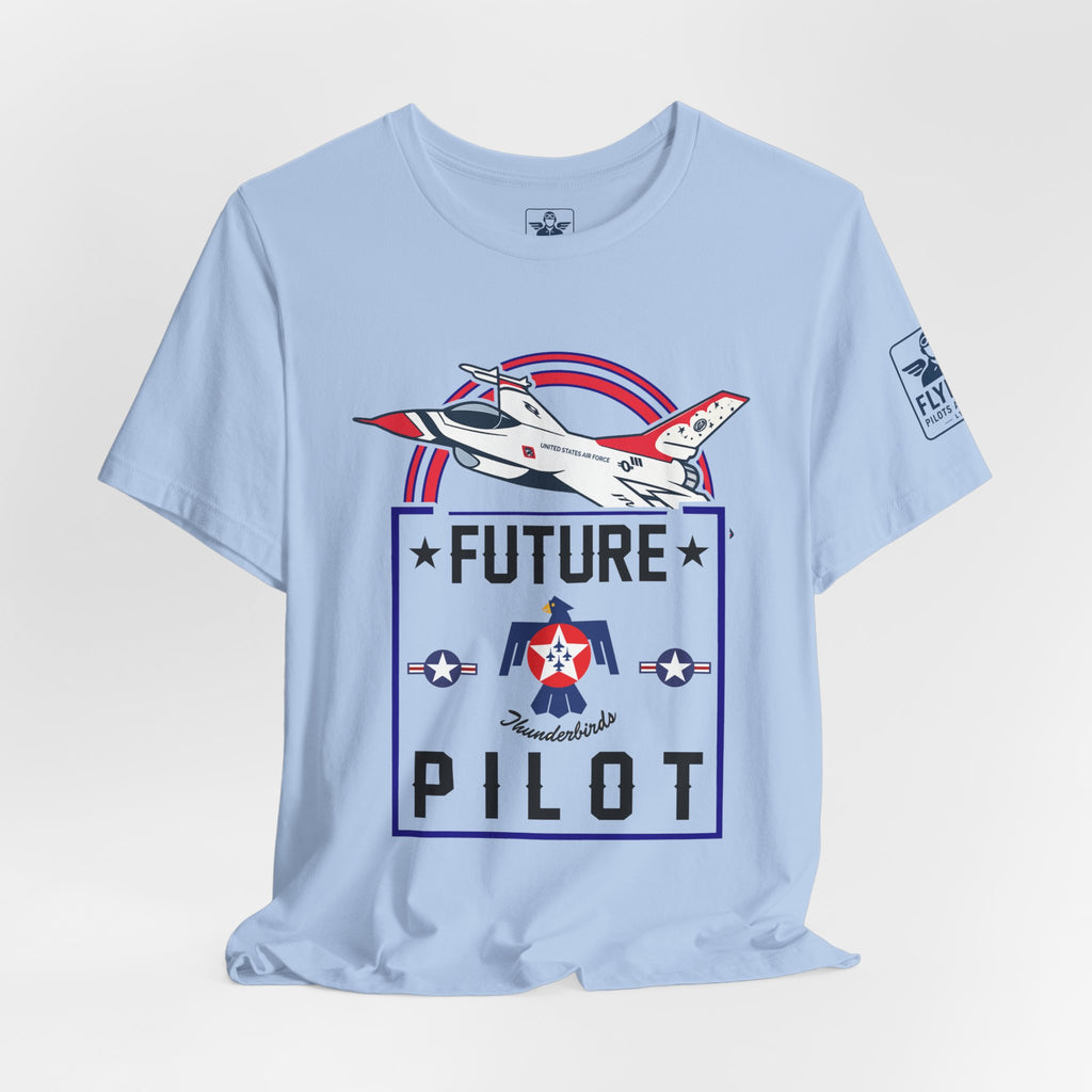 Future Thunderbirds Pilot (front only)- Young Adult/Teen Jersey Tee