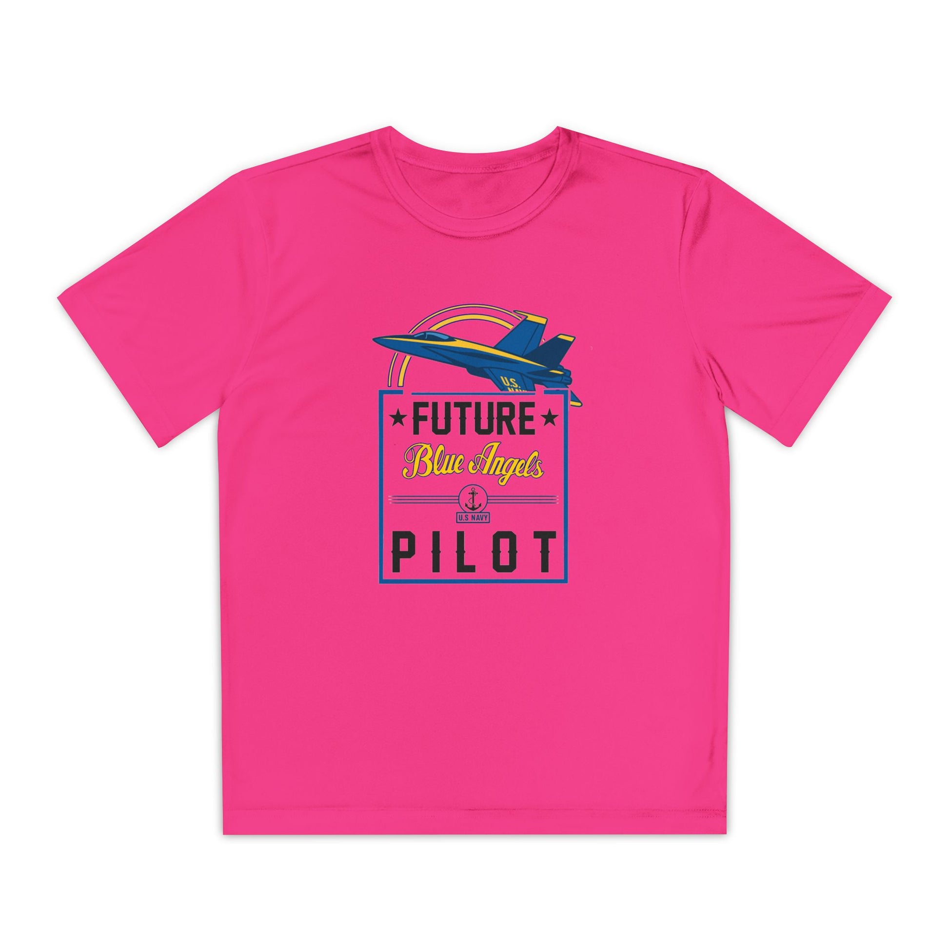 Future Blue Angels Pilot (front/back)- Youth Jersey Tee