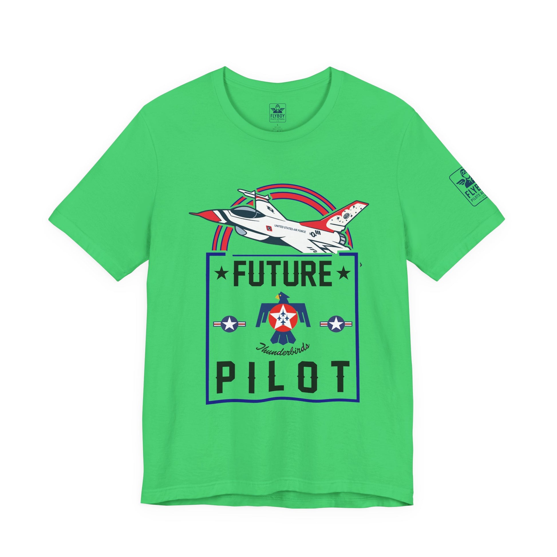 Future Thunderbirds Pilot (front/back)- Young Adult/Teen Jersey Tee