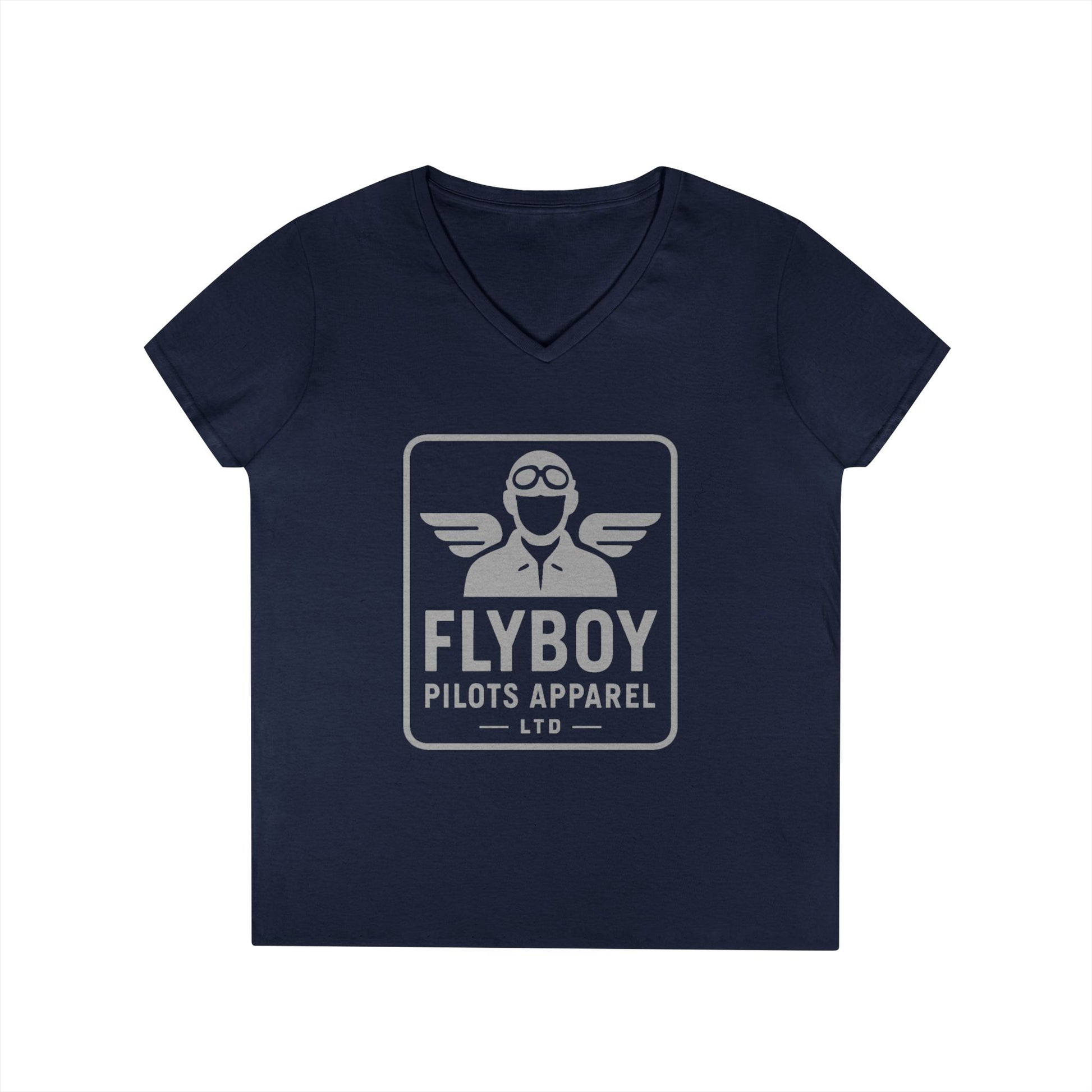 Flyboy Logo -  Ladies V-Neck T-Shirt