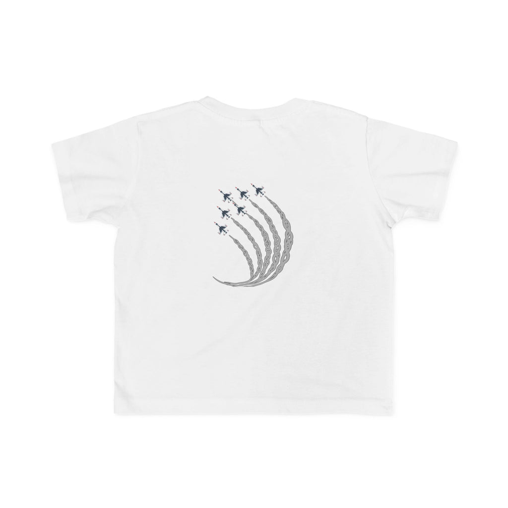 Future Thunderbirds Pilot (front/back) - Toddler Jersey T-Shirt