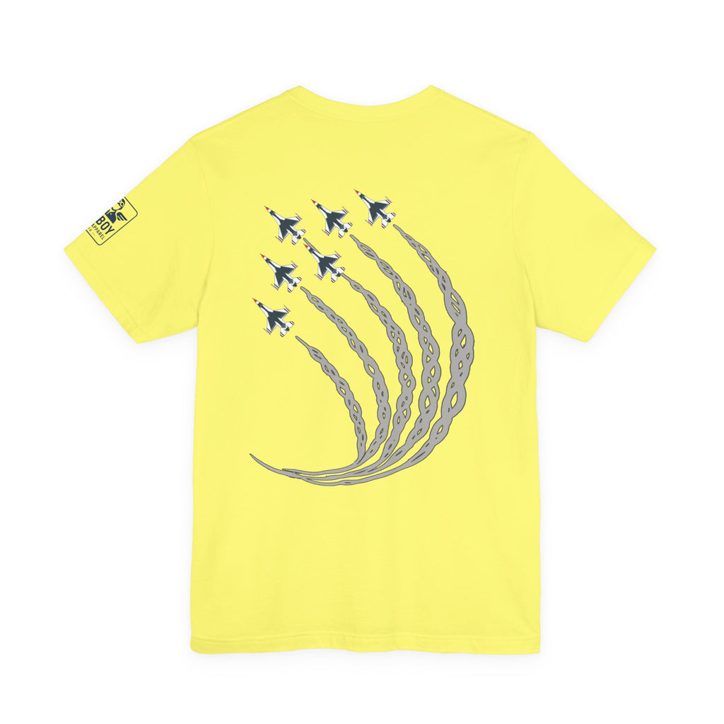 Future Thunderbirds Pilot (front/back)- Young Adult/Teen Jersey Tee