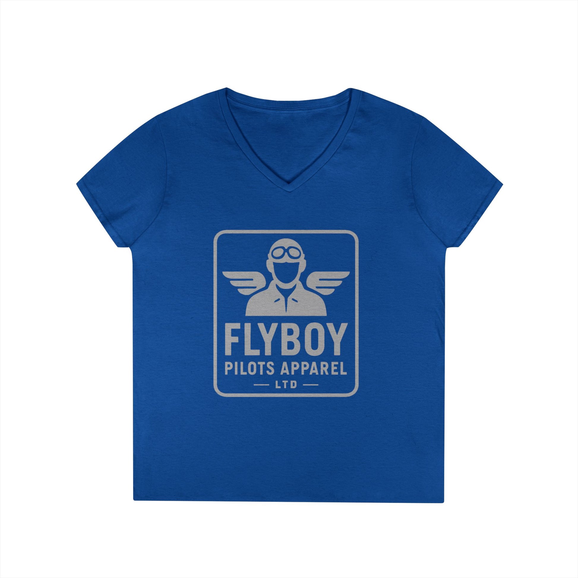 Flyboy Logo -  Ladies V-Neck T-Shirt