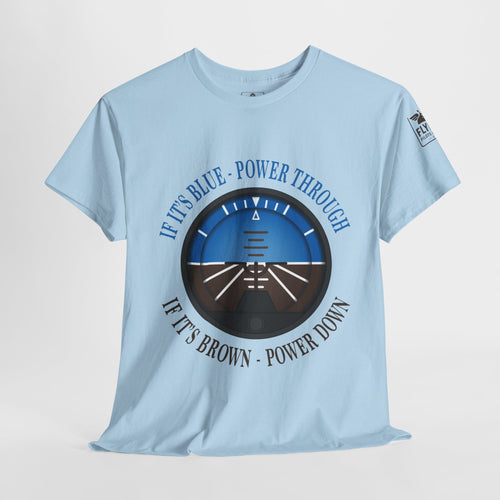 Blue, Power Through - Brown, Power Down