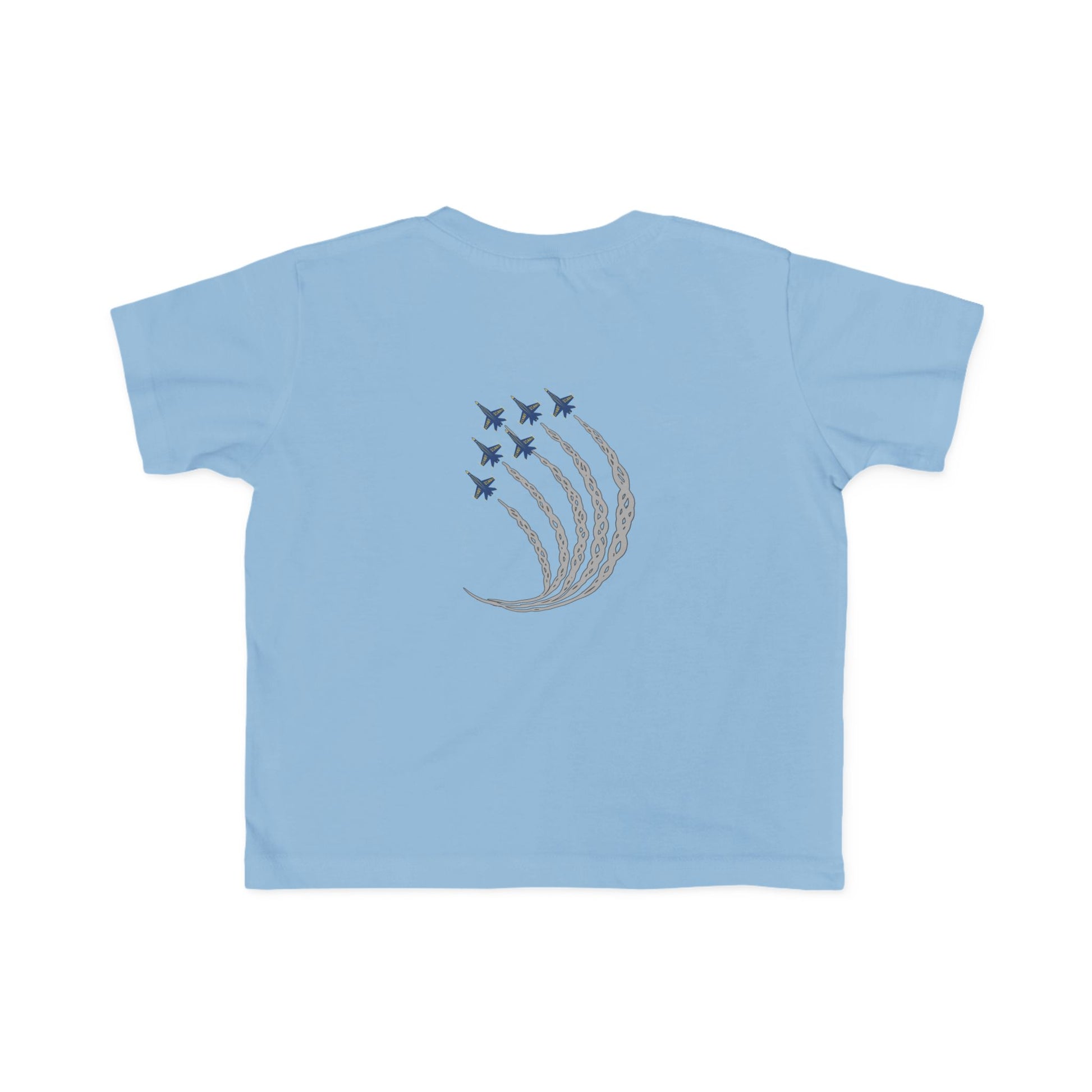 Future Blue Angels Pilot (front/back) - Toddler Jersey T-Shirt