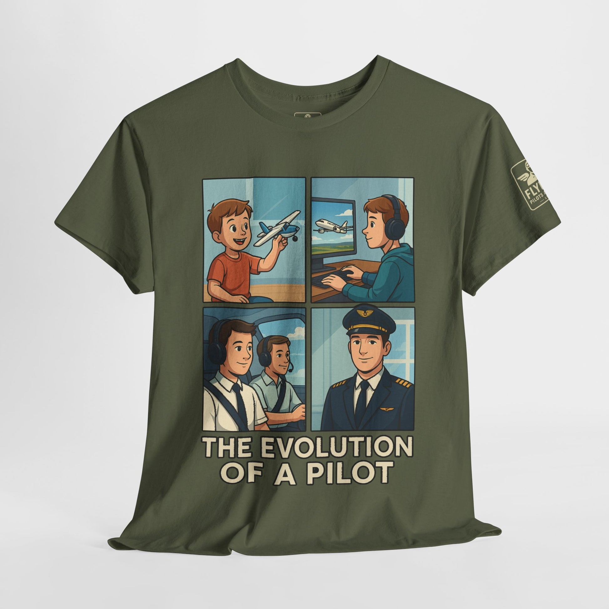 Evolution of a Pilot - T-Shirt