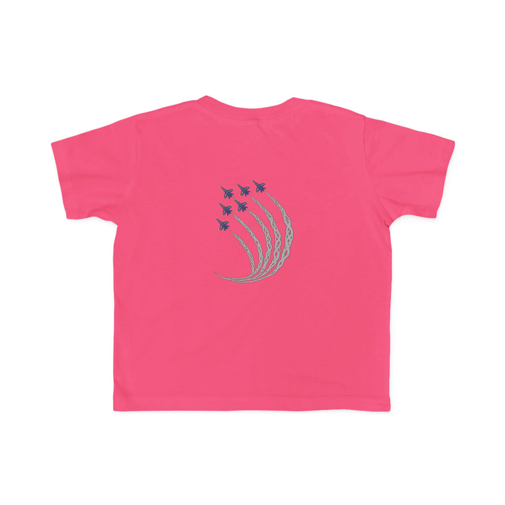 Future Blue Angels Pilot (front/back) - Toddler Jersey T-Shirt