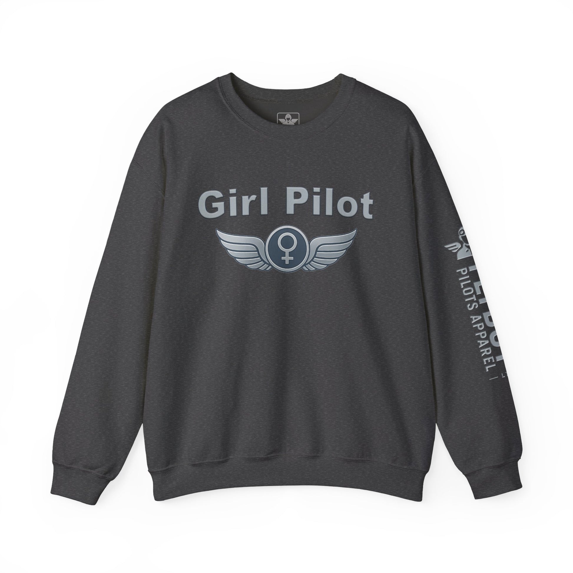 Girl Pilot - Crew Neck Sweatshirt