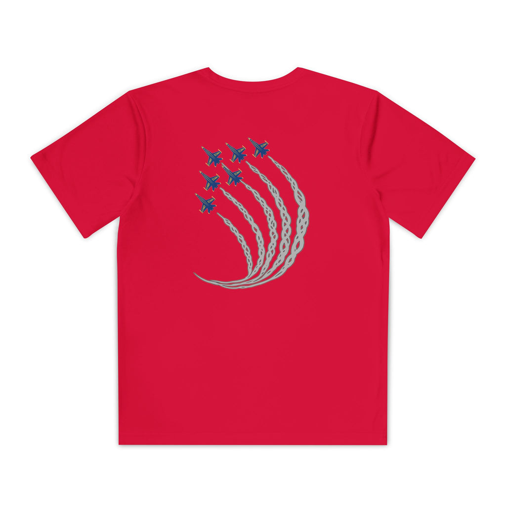 Future Blue Angels Pilot (front/back)- Youth Jersey Tee