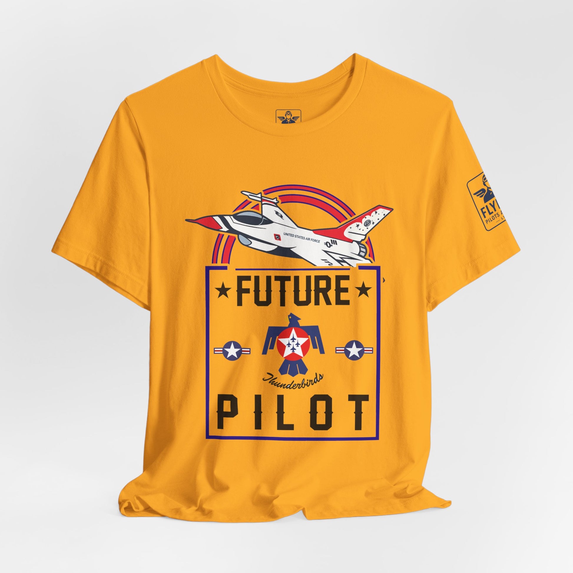Future Thunderbirds Pilot (front only)- Young Adult/Teen Jersey Tee