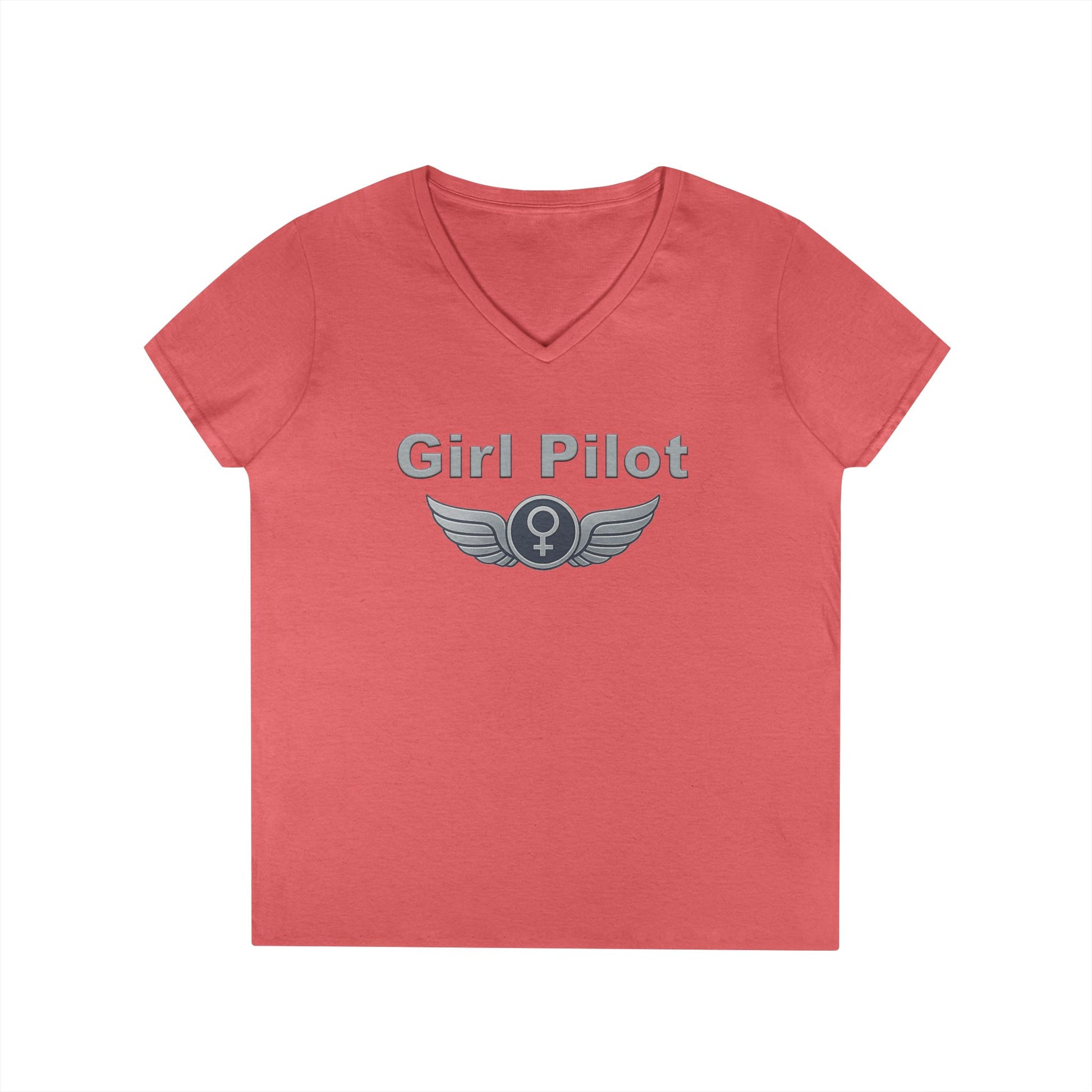 Girl Pilot - Ladies V-Neck